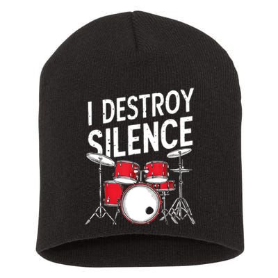 Drums & Percussion Rock Music Drummer Gift Short Acrylic Beanie