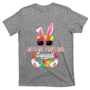 Daycare Provider Squad Costume Bunny Sunglasses Easter Eggs T-Shirt