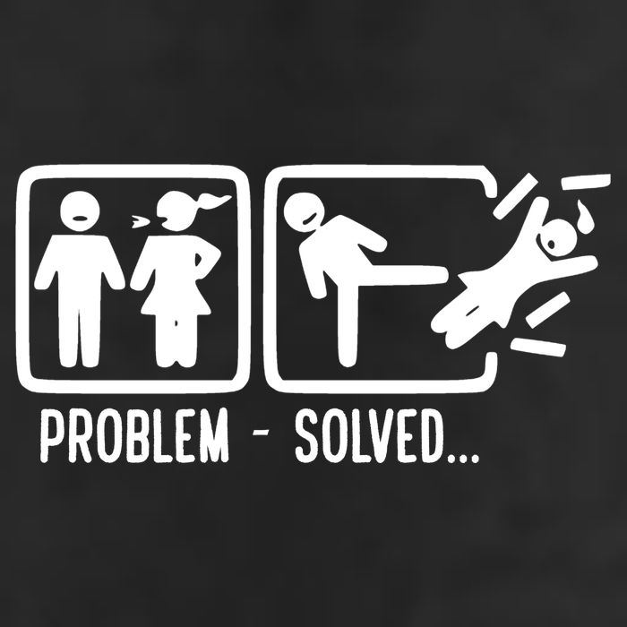 Divorce Problem Solved Funny Break Up Cool Comfort Performance Bucket Hat