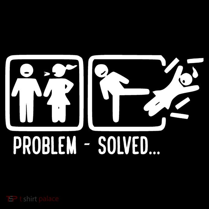 Divorce Problem Solved Funny Break Up Long Sleeve Shirt