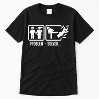 Divorce Problem Solved Funny Break Up Tall T-Shirt