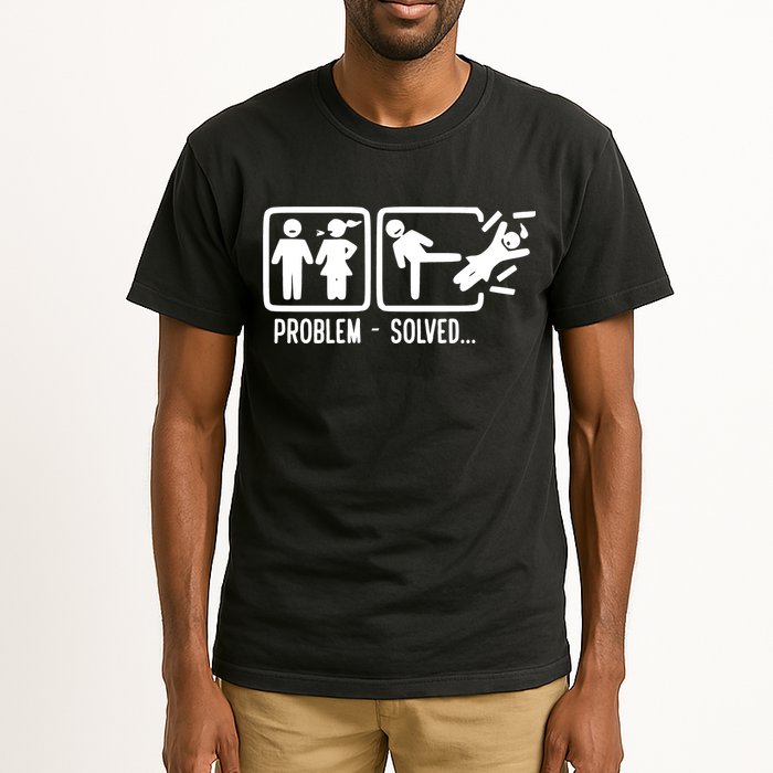 Divorce Problem Solved Funny Break Up Tall T-Shirt