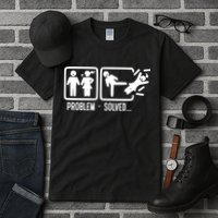 Divorce Problem Solved Funny Break Up Tall T-Shirt