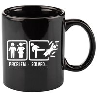 Divorce Problem Solved Funny Break Up 11oz C Handle Ceramic Mug