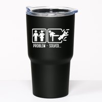 Divorce Problem Solved Funny Break Up Tumbler