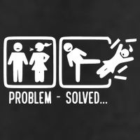 Divorce Problem Solved Funny Break Up 25L Jumbo Tote