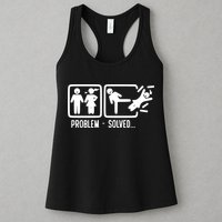 Divorce Problem Solved Funny Break Up Womens Tank Top