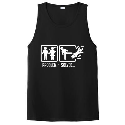 Divorce Problem Solved Funny Break Up PosiCharge Competitor Tank