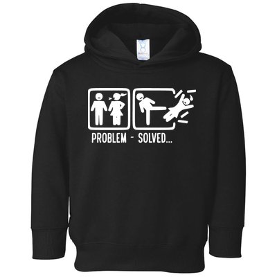 Divorce Problem Solved Funny Break Up Toddler Hoodie