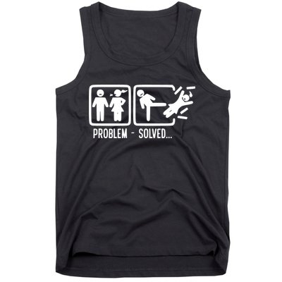 Divorce Problem Solved Funny Break Up Tank Top