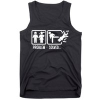 Divorce Problem Solved Funny Break Up Tank Top
