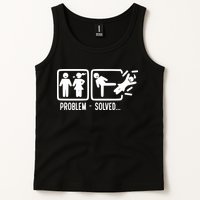 Divorce Problem Solved Funny Break Up Tank Top