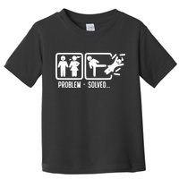Divorce Problem Solved Funny Break Up Toddler T-Shirt