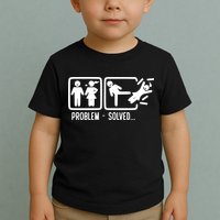 Divorce Problem Solved Funny Break Up Toddler T-Shirt
