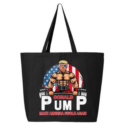 Donald Pump Swole America Again Gym Fitness 25L Jumbo Tote