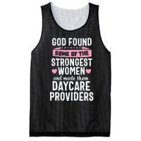 Daycare Provider Strongest Women Childcare Appreciation Mesh Reversible Basketball Jersey Tank