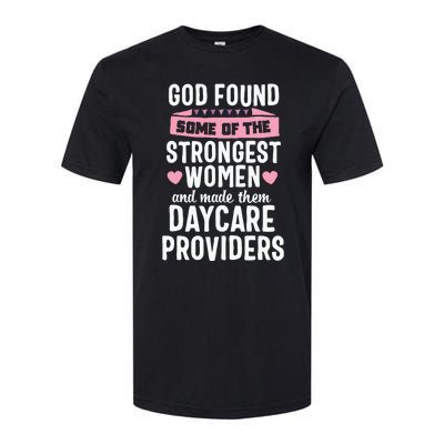 Daycare Provider Strongest Women Childcare Appreciation Softstyle CVC T-Shirt