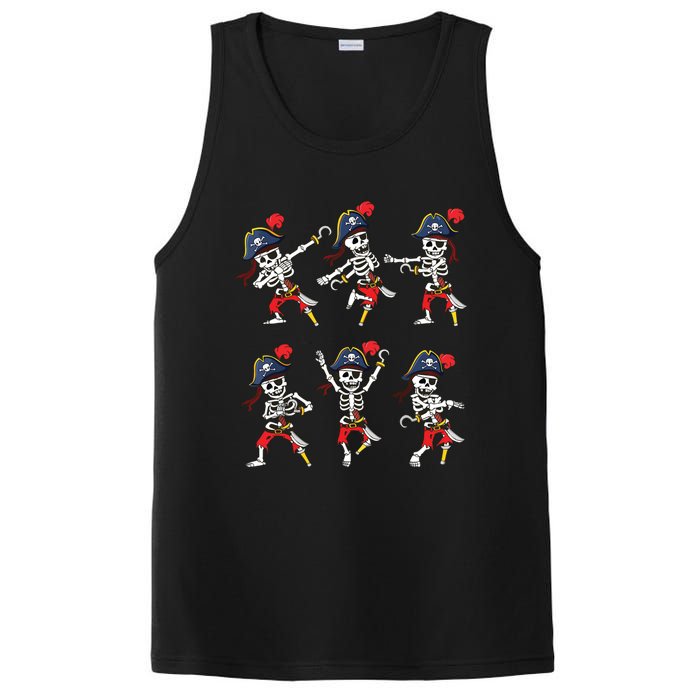 Dancing Pirate Skeletons Dance Challenge Boy Halloween PosiCharge Competitor Tank