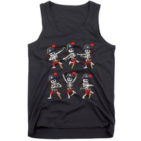 Dancing Pirate Skeletons Dance Challenge Boy Halloween Tank Top