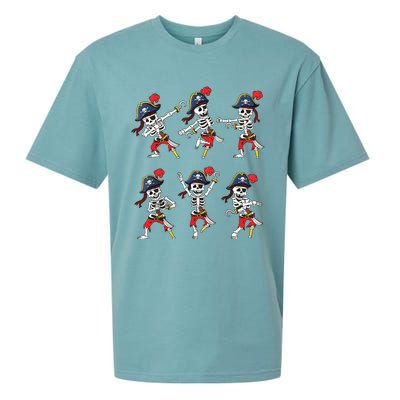 Dancing Pirate Skeletons Dance Challenge Boy Halloween Sueded Cloud Jersey T-Shirt