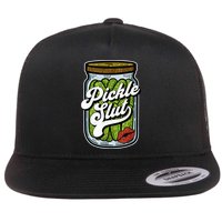 Dill Pickle Slut Funny Rude Humor Pickle Lover Jar Retro Flatbill Hat