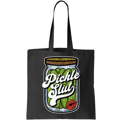 Dill Pickle Slut Funny Rude Humor Pickle Lover Jar Retro Bag