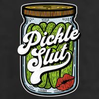 Dill Pickle Slut Funny Rude Humor Pickle Lover Jar Retro Microfiber Hand Towel