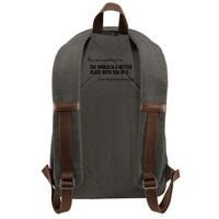 Dill Pickle Slut Funny Rude Humor Pickle Lover Jar Retro Cotton Canvas Backpack