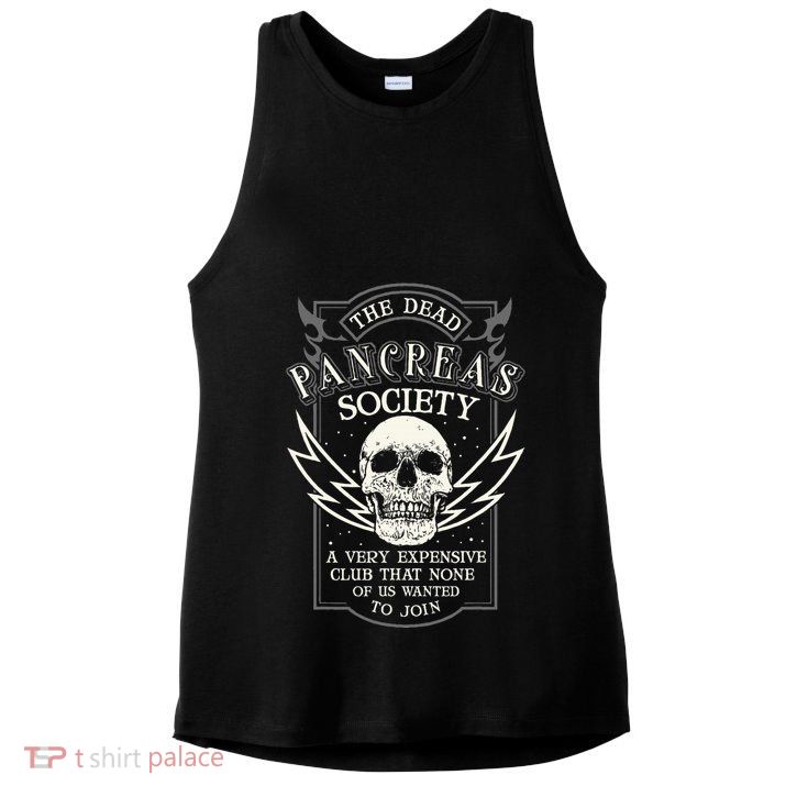 Dead Pancreas Society Type 1 Diabetes T1d Diabetic Awareness Ladies PosiCharge Tri-Blend Wicking Tank