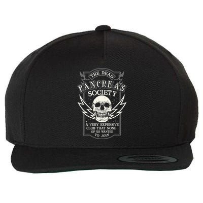Dead Pancreas Society Type 1 Diabetes T1d Diabetic Awareness Wool Snapback Cap