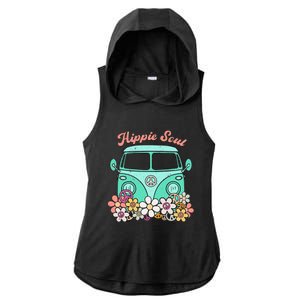 Daisy Peace Sign Hippie Soul Flower Lovers Gifts Ladies PosiCharge Tri-Blend Wicking Draft Hoodie Tank