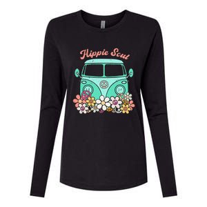 Daisy Peace Sign Hippie Soul Flower Lovers Gifts Womens Cotton Relaxed Long Sleeve T-Shirt