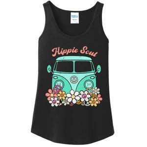 Daisy Peace Sign Hippie Soul Flower Lovers Gifts Ladies Essential Tank