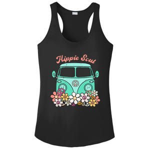 Daisy Peace Sign Hippie Soul Flower Lovers Gifts Ladies PosiCharge Competitor Racerback Tank