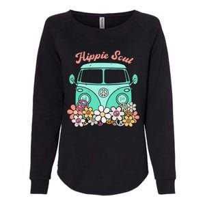 Daisy Peace Sign Hippie Soul Flower Lovers Gifts Womens California Wash Sweatshirt