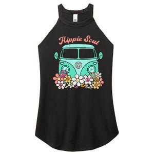 Daisy Peace Sign Hippie Soul Flower Lovers Gifts Women's Perfect Tri Rocker Tank