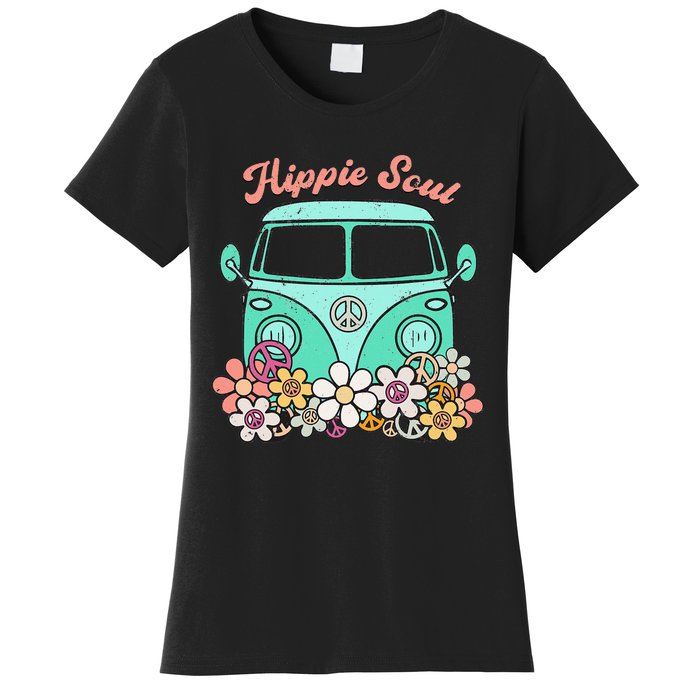 Daisy Peace Sign Hippie Soul Flower Lovers Gifts Women's T-Shirt