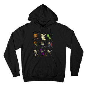 Dab Pumpkin Skeleton Ghost Alien Zombie Halloween Hoodie