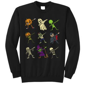 Dab Pumpkin Skeleton Ghost Alien Zombie Halloween Sweatshirt