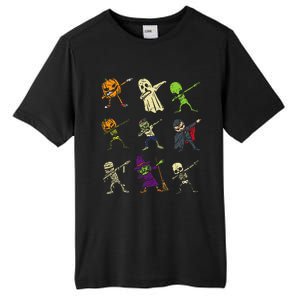 Dab Pumpkin Skeleton Ghost Alien Zombie Halloween Tall Fusion ChromaSoft Performance T-Shirt