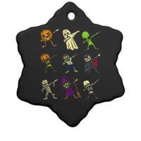 Dab Pumpkin Skeleton Ghost Alien Zombie Halloween Ceramic Star Ornament