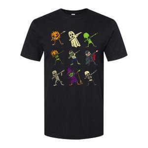 Dab Pumpkin Skeleton Ghost Alien Zombie Halloween Softstyle CVC T-Shirt