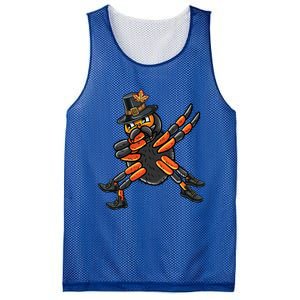 Dabbing Pilgrim Spider Thanksgiving Spider Gift Mesh Reversible Basketball Jersey Tank