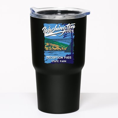 Deception Pass State Park Washington Evergreen State Camping Tumbler