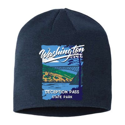 Deception Pass State Park Washington Evergreen State Camping Sustainable Beanie