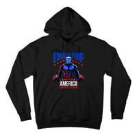 Donald Pump Swole America Trump Weight Lifting Gym Fitness Tall Hoodie