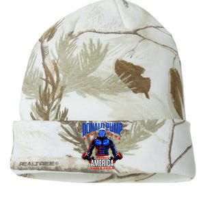 Donald Pump Swole America Trump Weight Lifting Gym Kati Licensed 12" Camo Beanie