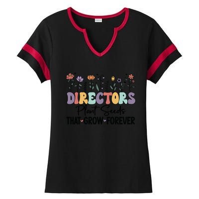 Directors Plant Seeds PNG Ladies Halftime Notch Neck Tee