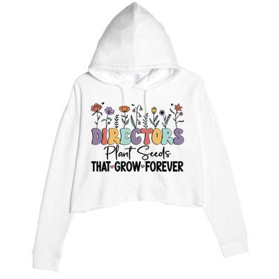 Directors Plant Seeds PNG Crop Fleece Hoodie