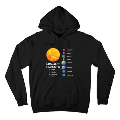 Dwarf Planets Space Astronaut Galaxy Mars Earth Venus Mercury Jupiter Hoodie